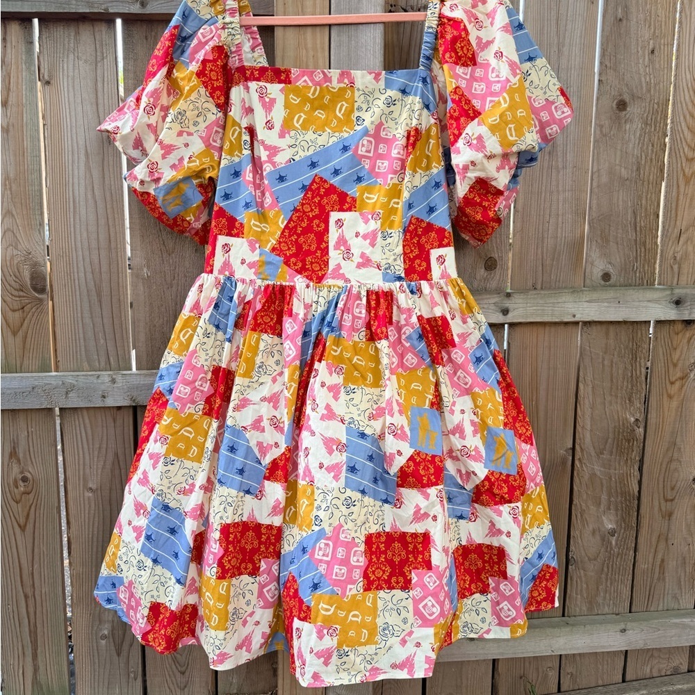 Disney parks Colorful Patchwork Dress